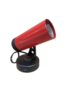 Foco interior orientable Side 202 60w e27 rojo